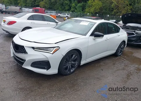 2023 Acura Tlx A-Spec Package z USA, uszkodzony, nr VIN 19UUB6F56PA001323